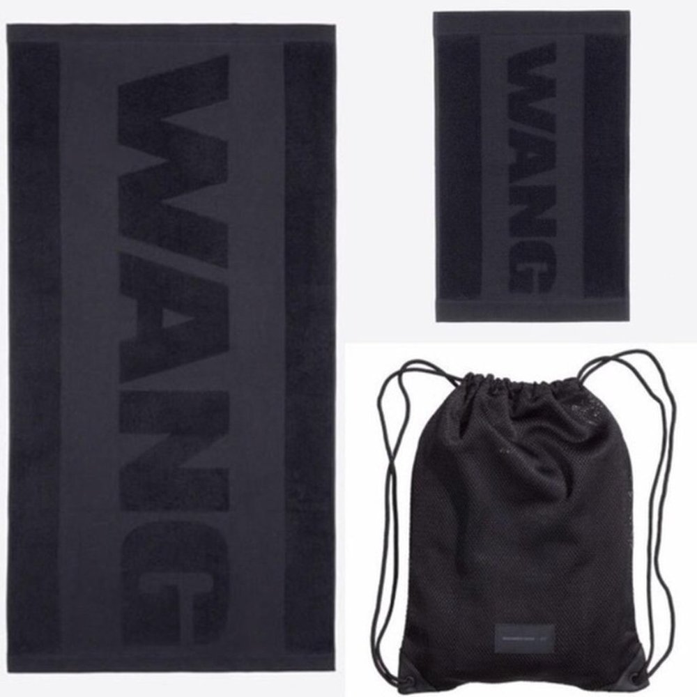 Alexander Wang X HM Towel set wit Bag in Black
